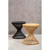Twisted Rattan Side Table