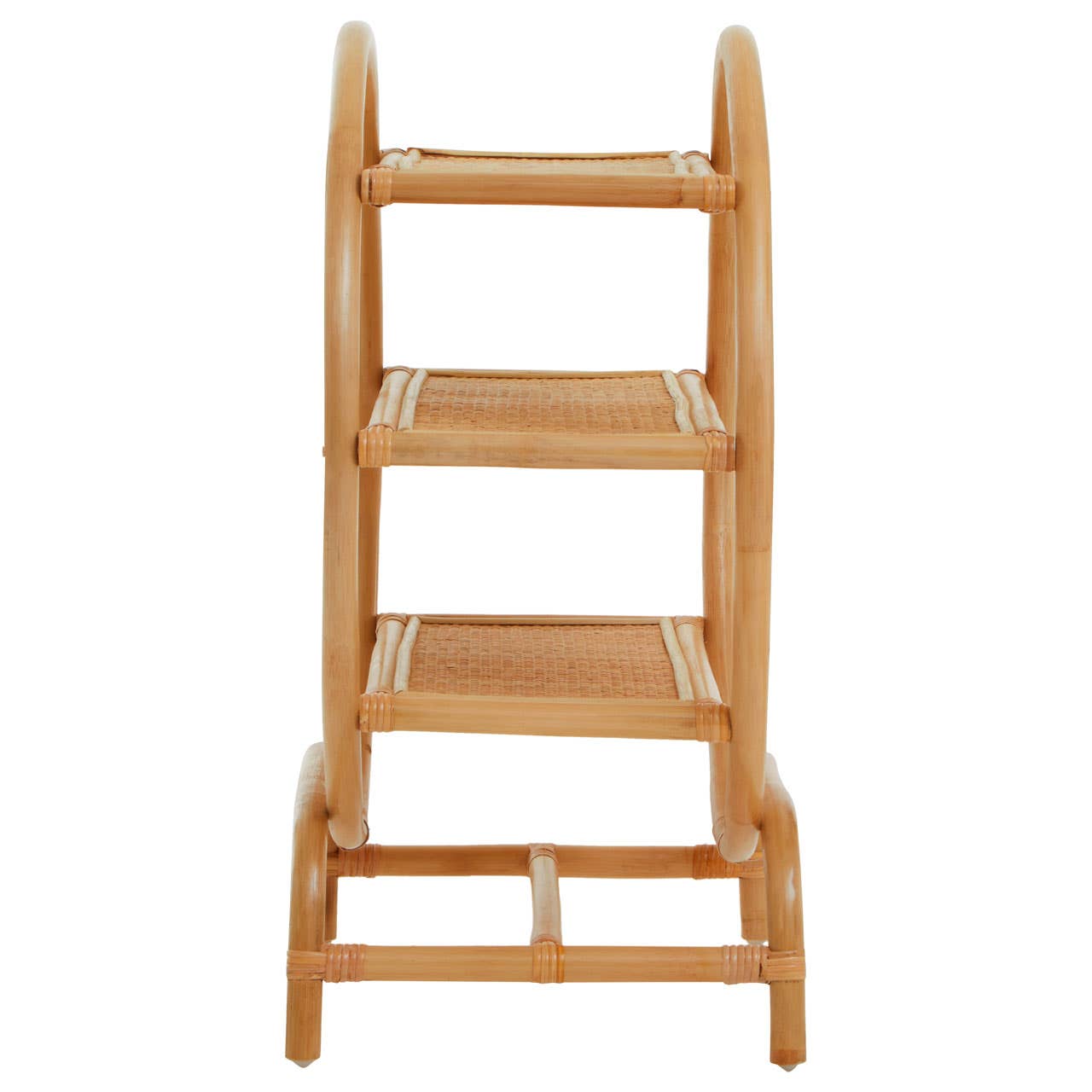 Natural Rattan Circular Shelf