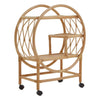 Rattan Circular Bar Trolley