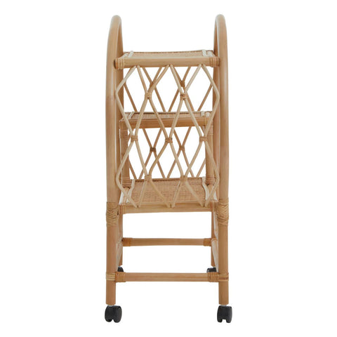 Rattan Circular Bar Trolley