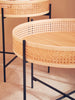 Rattan Cross Base Coffee Table