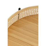 Rattan Cross Base Coffee Table