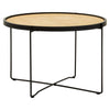 Rattan & Metal Coffee Table