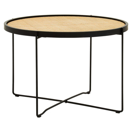 Rattan & Metal Coffee Table
