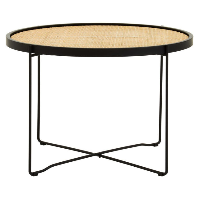 Rattan & Metal Coffee Table