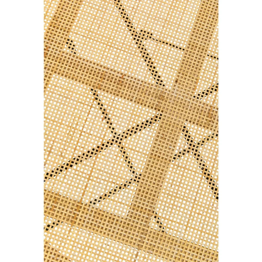 Rattan & Metal Coffee Table