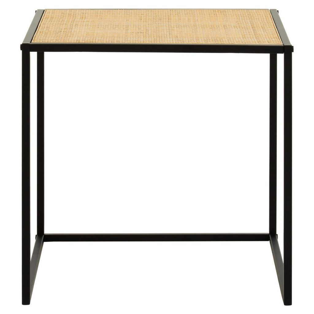 Rattan Square Side Table