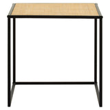 Rattan Square Side Table
