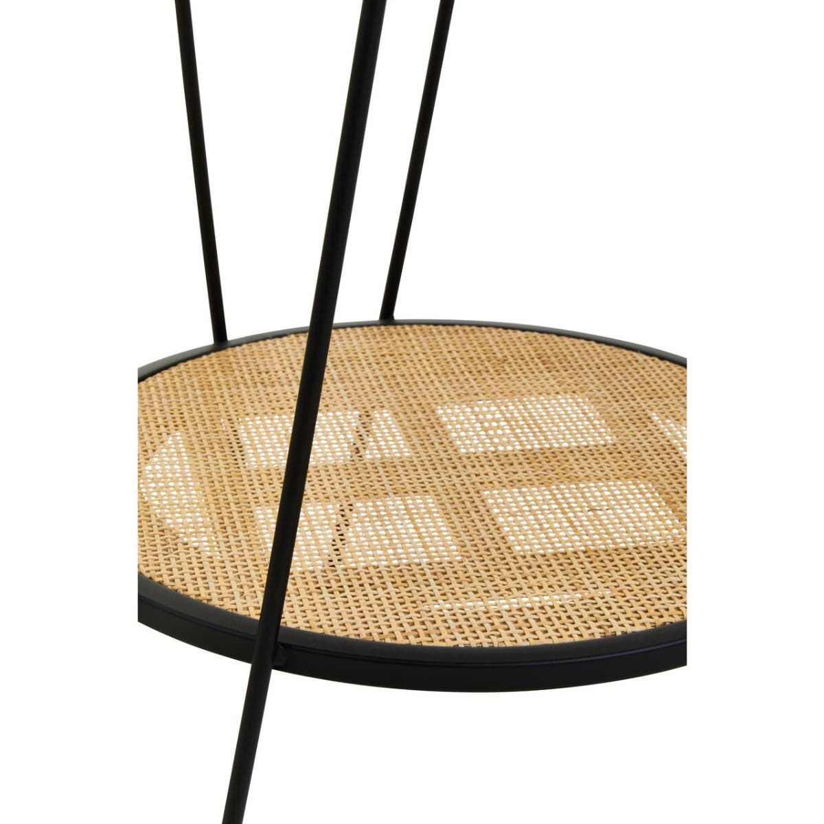 Boho Chic Rattan Side Table
