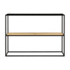 Sleek Metal Console Table