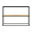 Sleek Metal Console Table