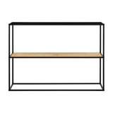 Sleek Metal Console Table
