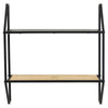 Rattan Duo Wall Shelf