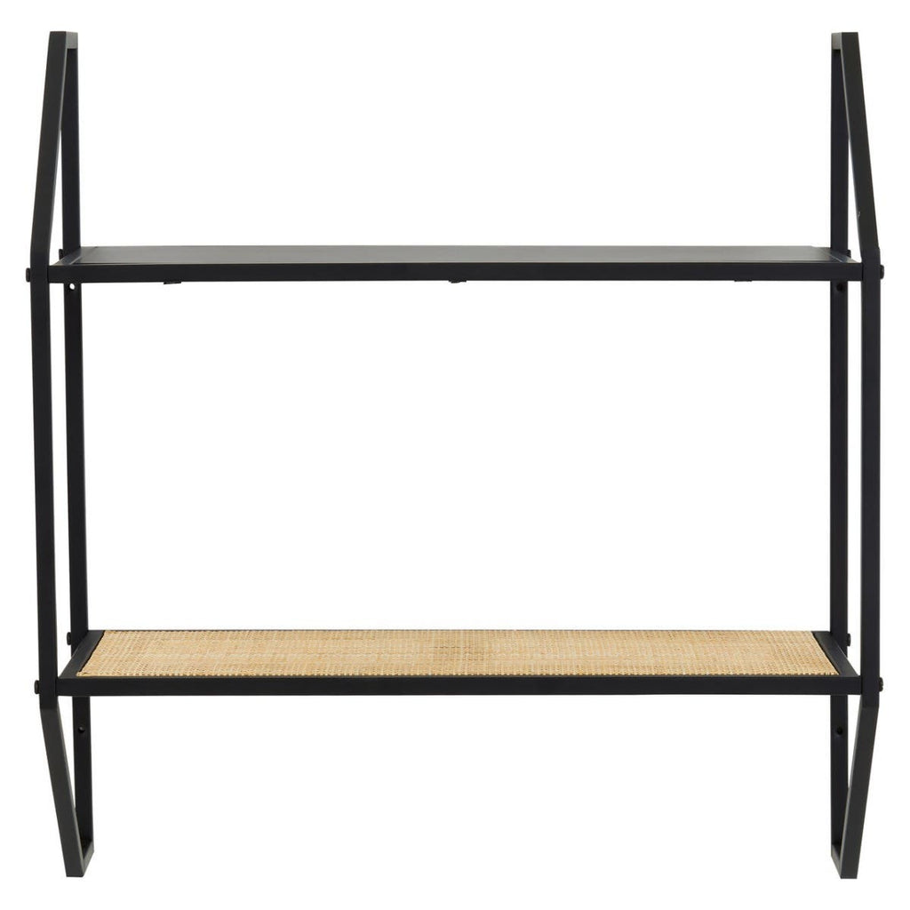 Rattan Duo Wall Shelf