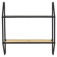 Rattan Duo Wall Shelf