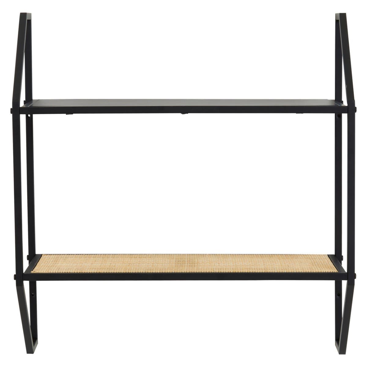 Rattan Duo Wall Shelf