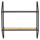 Rattan Duo Wall Shelf