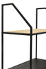 Rattan Tiered Metal Shelf