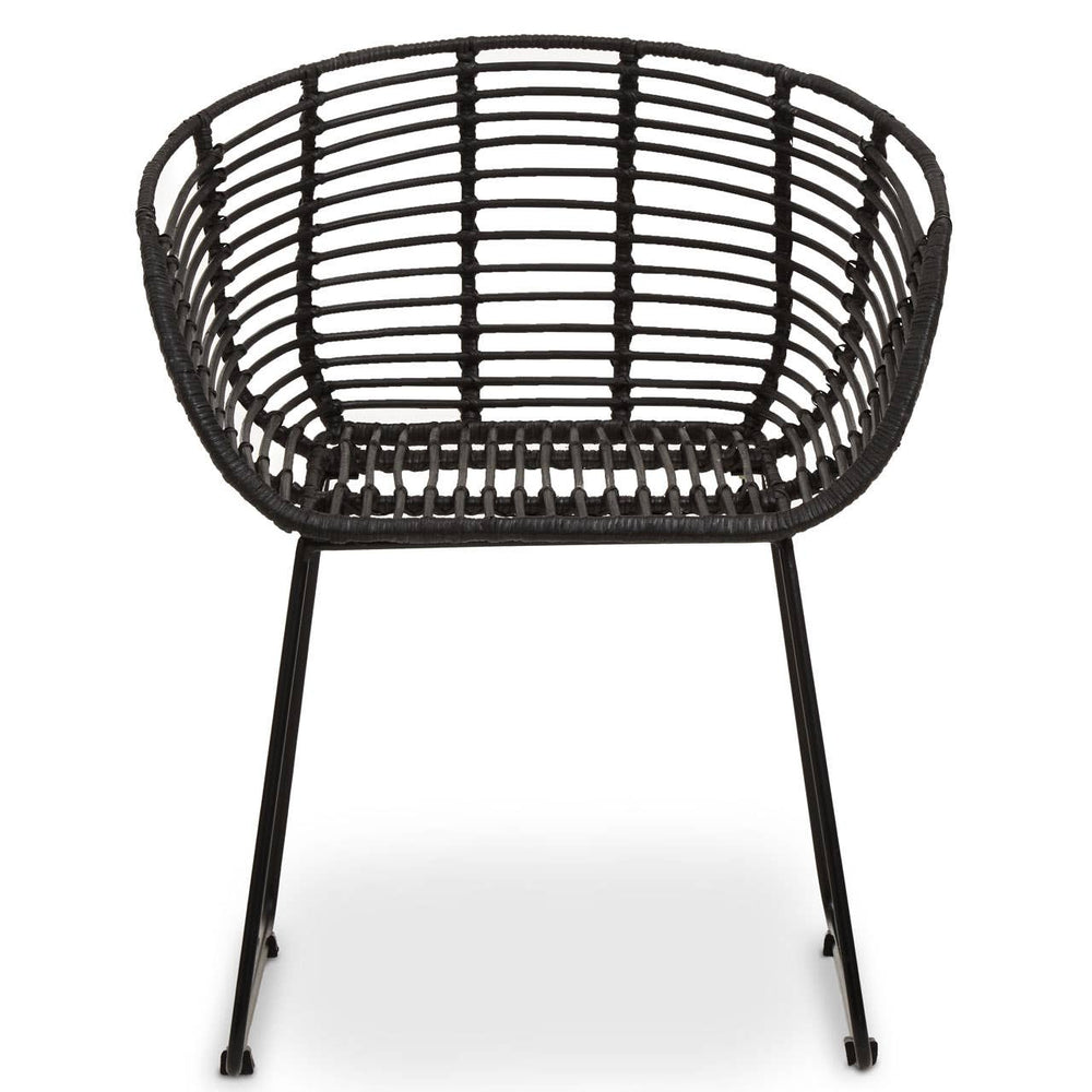 Modern Rattan Armchair