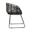 Modern Rattan Armchair