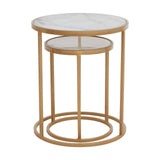 Marble Nesting Tables Set