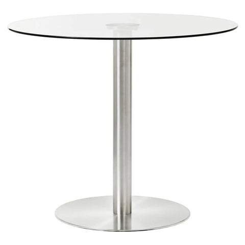 Silver Glass Dining Table