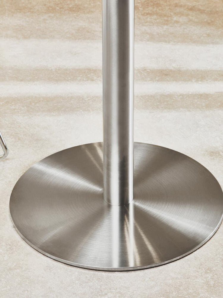 Silver Glass Dining Table