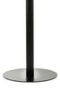 Sleek Black Glass Dining Table
