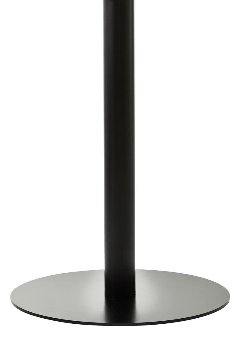 Sleek Black Glass Dining Table