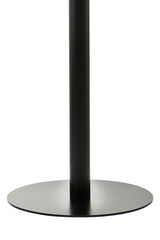 Sleek Black Glass Dining Table