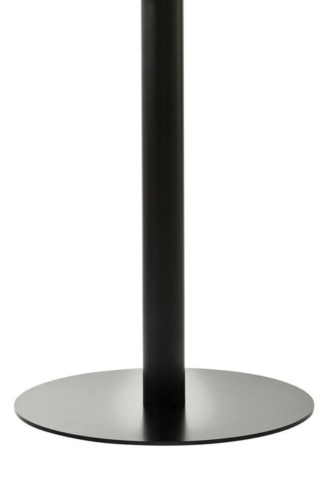 Sleek Black Glass Dining Table