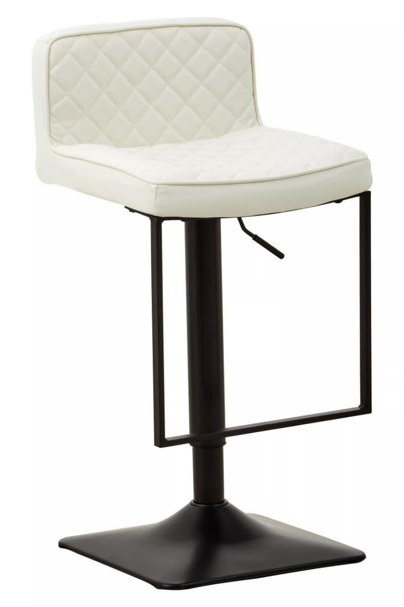 Chic Leather Bar Chair