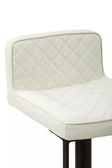 Chic Leather Bar Chair