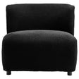 Luxe Black Lounge Chair