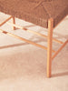 Natural Rope Weave Bench
