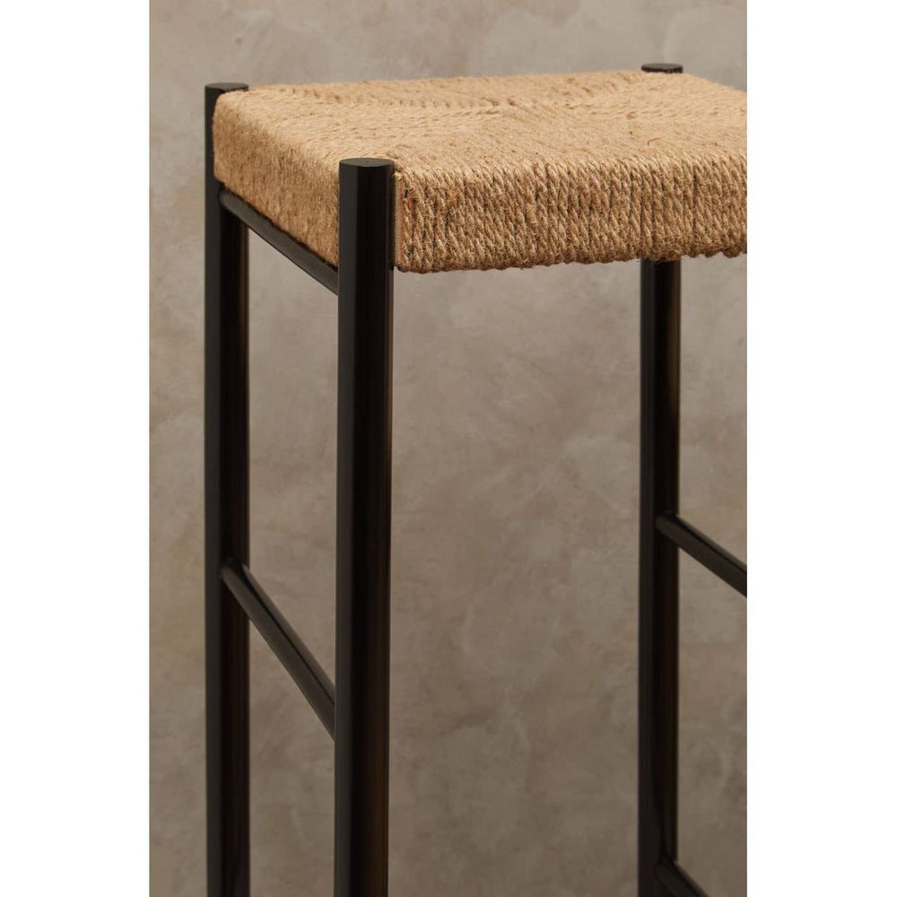 Woven Hemp Bar Stool