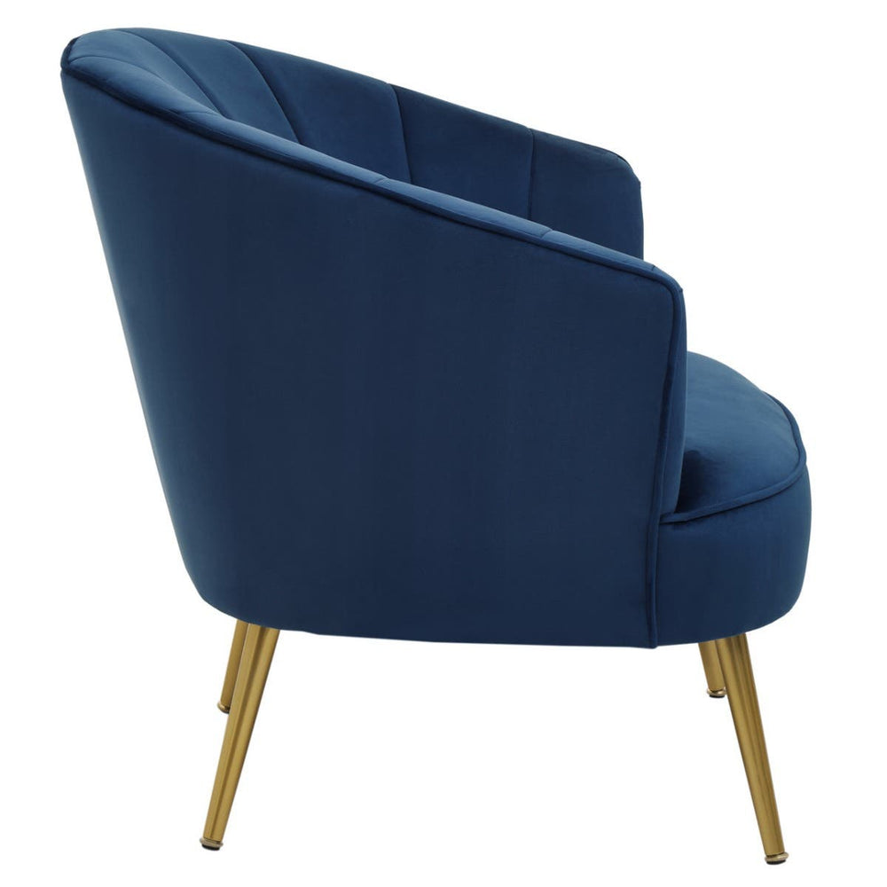 Velvet Midnight Accent Chair