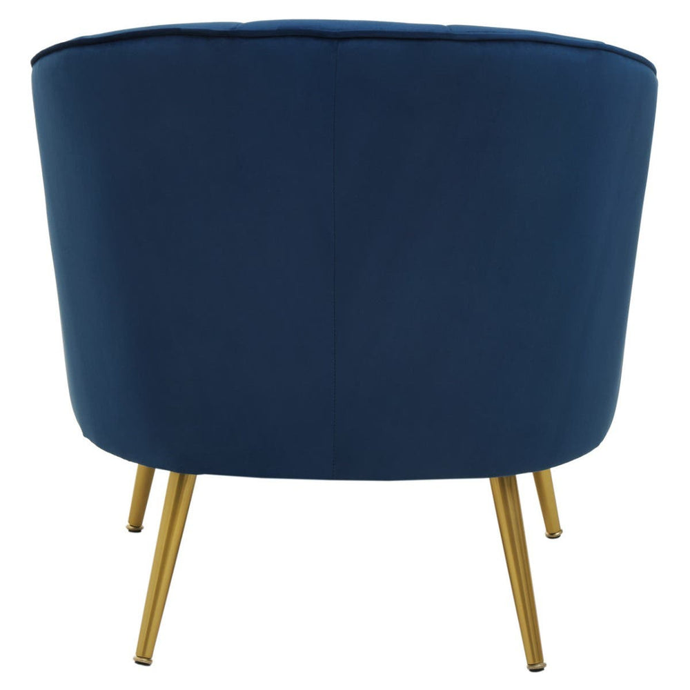Velvet Midnight Accent Chair