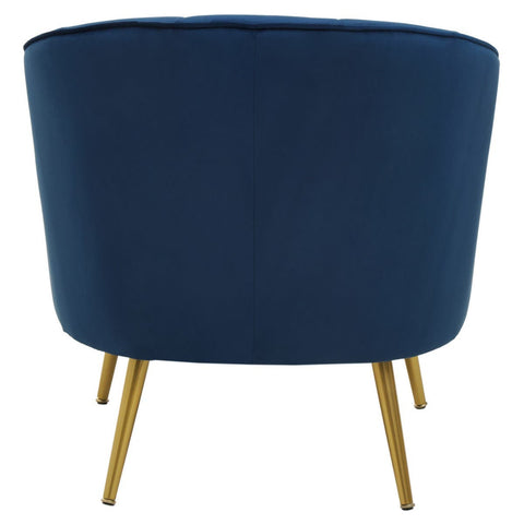 Velvet Midnight Accent Chair