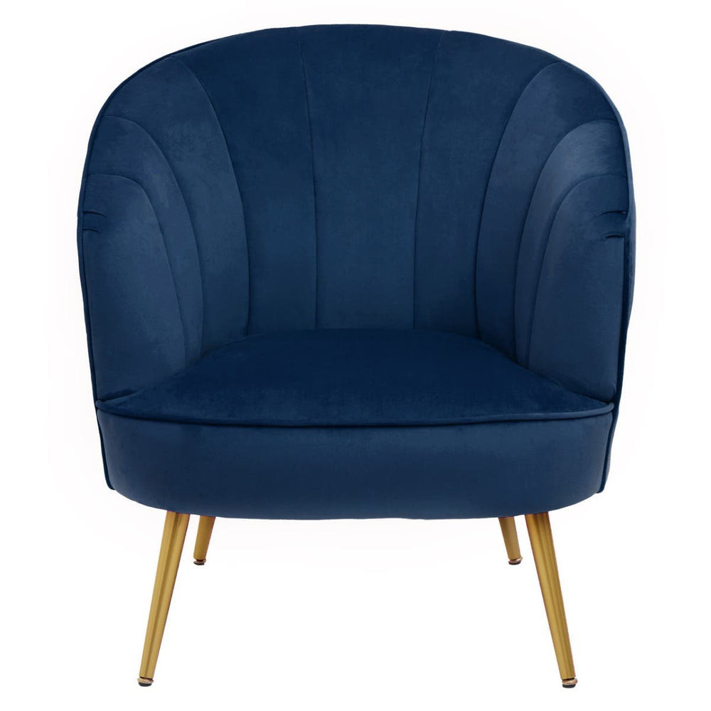 Velvet Midnight Accent Chair