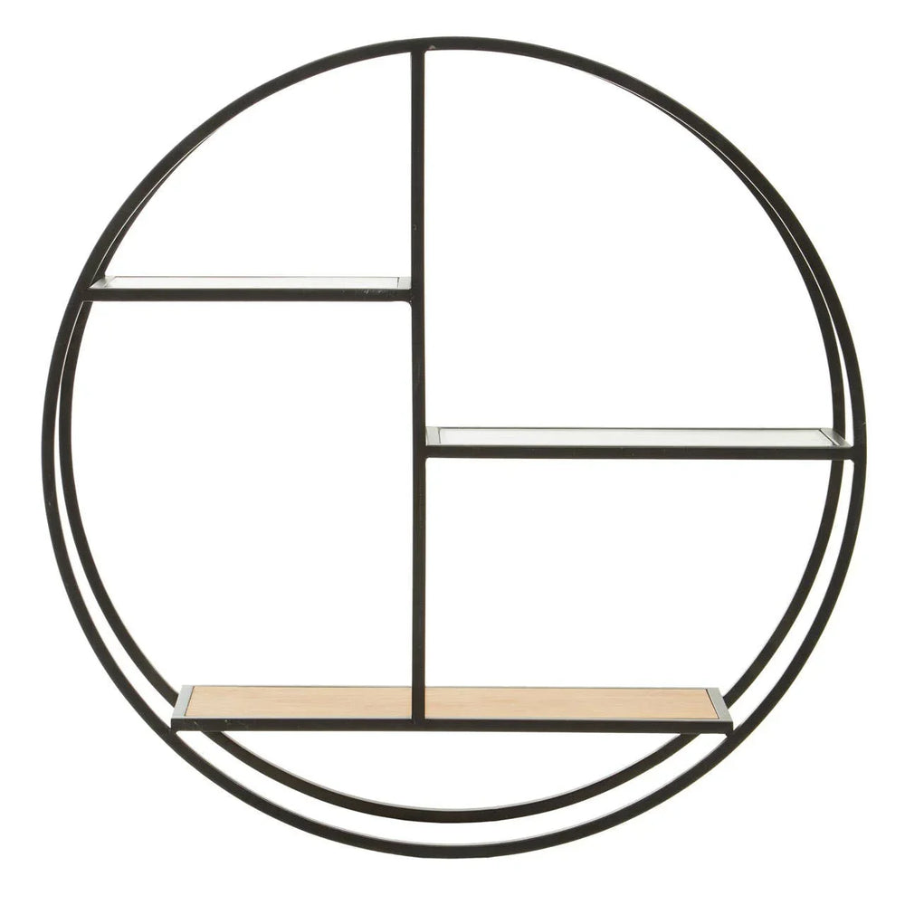 Round Tiered Wall Shelf