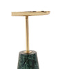 Gold & Green Marble Side