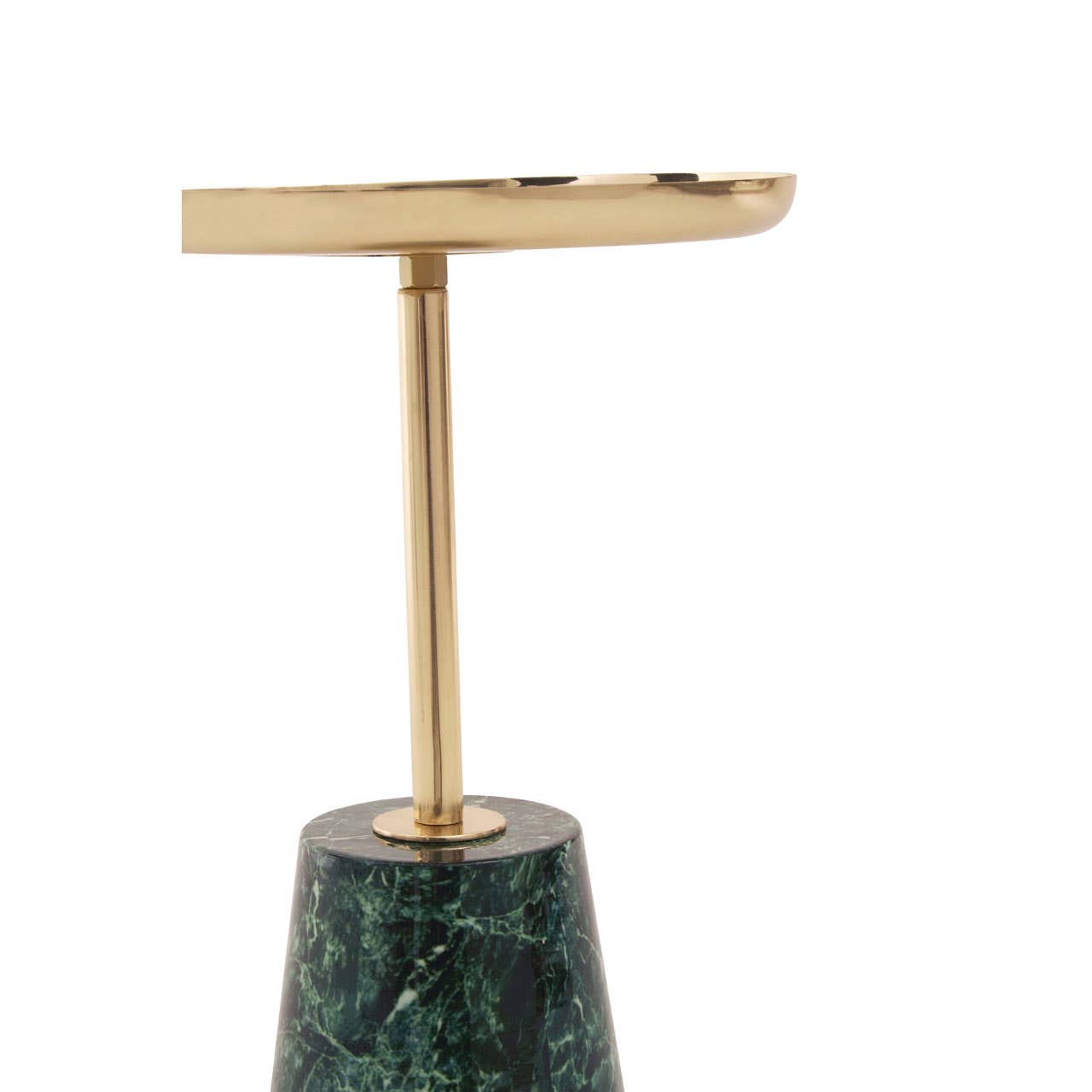 Gold & Green Marble Side
