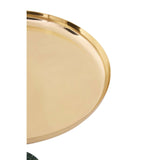 Gold & Green Marble Side