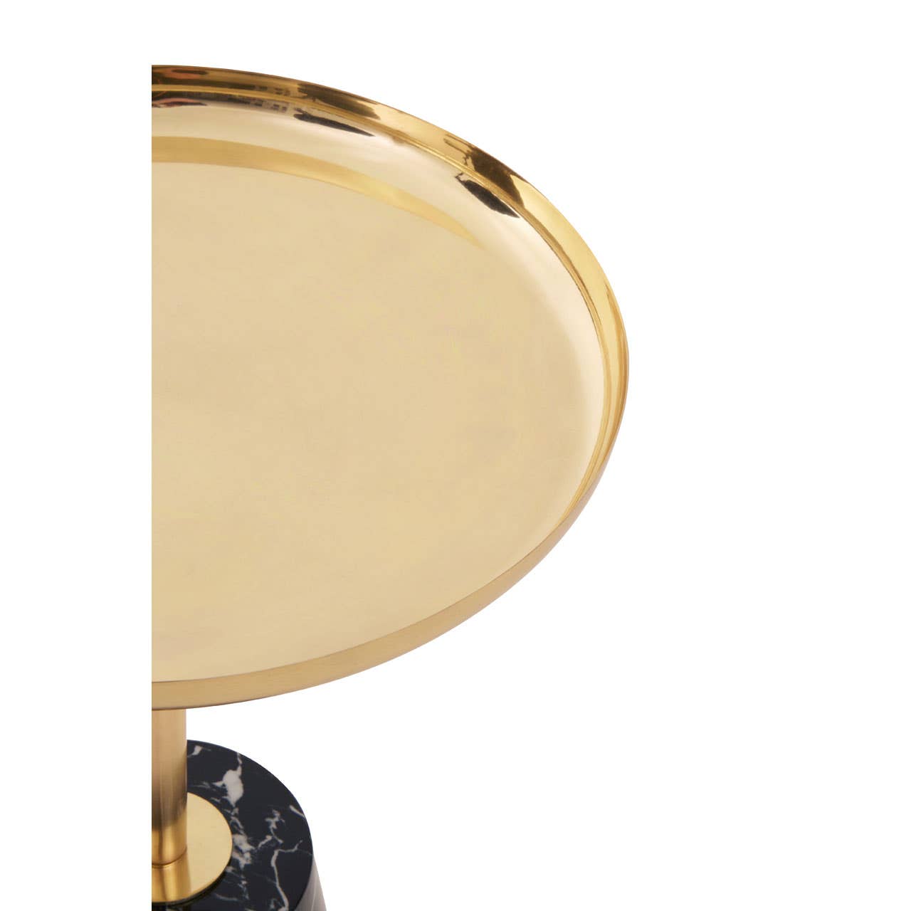 Golden Marble Side Table