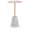 Golden Marble Side Table