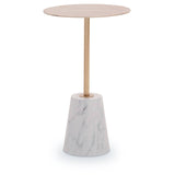 Golden Marble Side Table