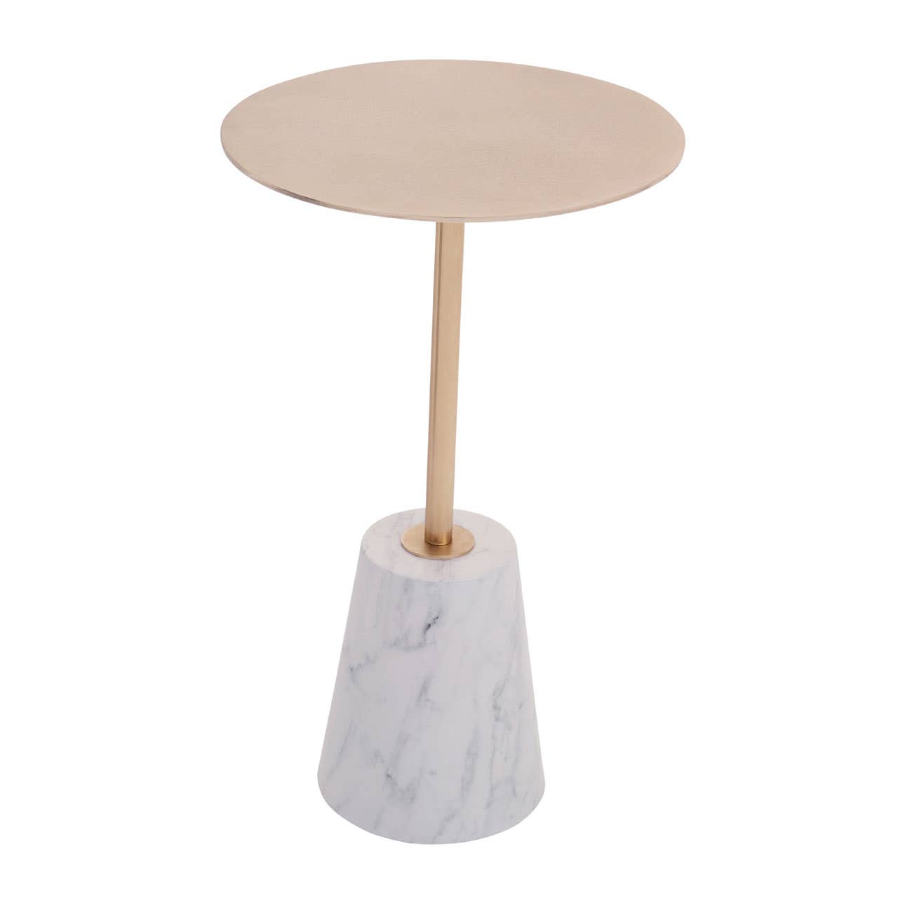 Golden Marble Side Table