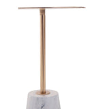Golden Marble Side Table
