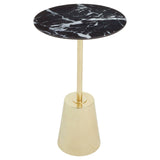 Boho Luxe Marble Side Table